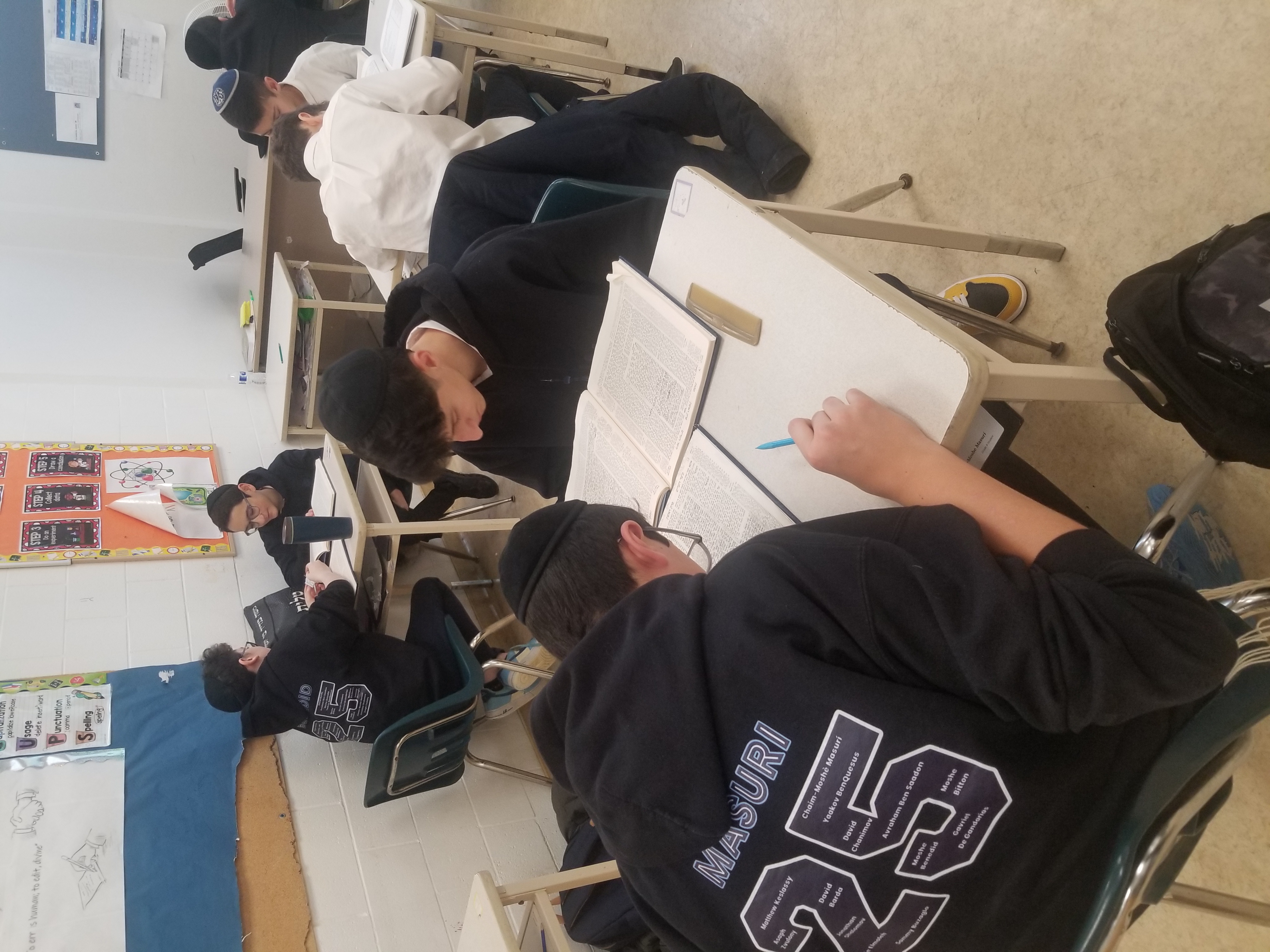 Boys Limudei Kodesh class